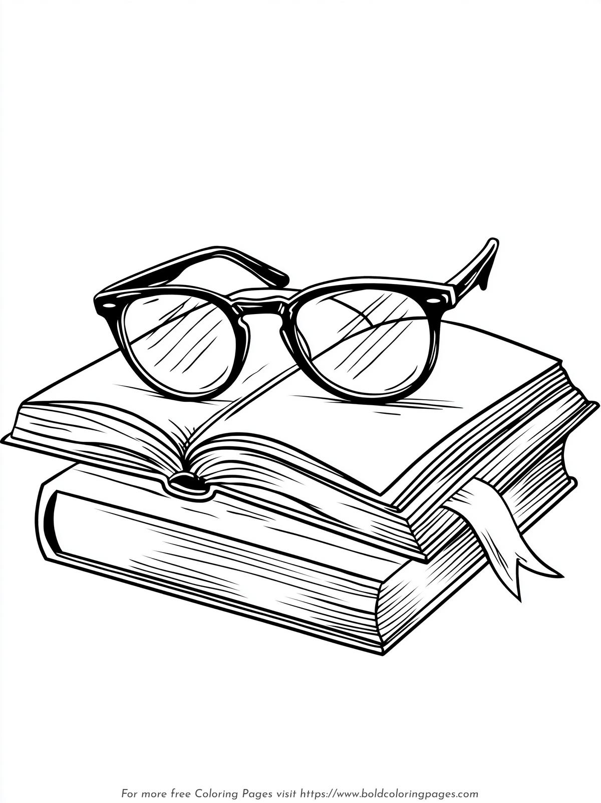 Cozy Reading Coloring Page